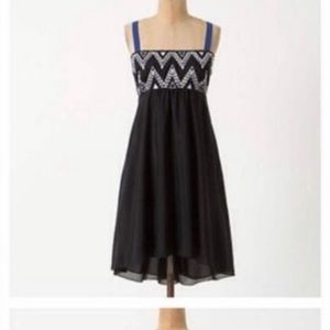 Anthropologie Leifnotes Abaco Cutout Back Dress